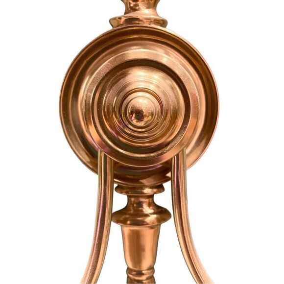 Vintage Neoclassical Style Solid Brass Wall Sconse 2 Light Arm Urn Design - Picture 2 of 6